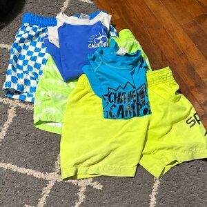 Speedo Neon Yellow Swim Shorts